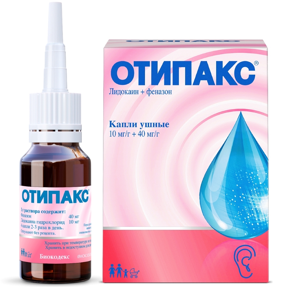 Отипакс капли ушные 16 г